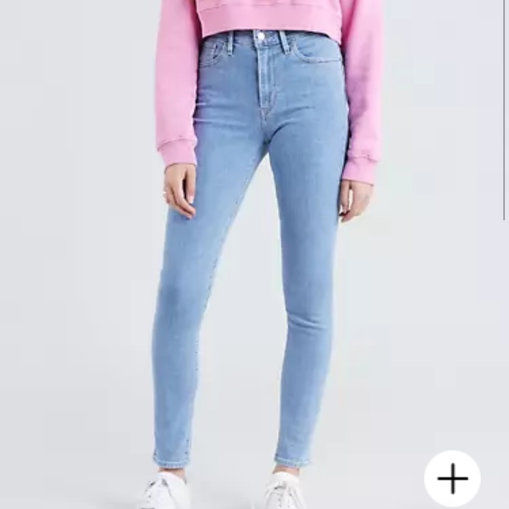 Levi's 721 High Rise Skinny Light Wash
